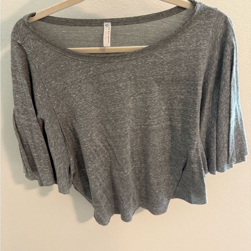 Free People Movement Grey Tee